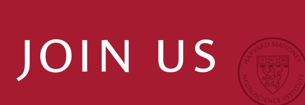 Red graphic with white text that says "Join Us" and the HMNI logo in the background. 