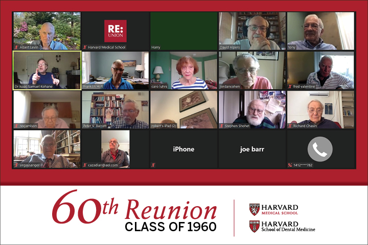 Class of 1960 group zoom photo. 